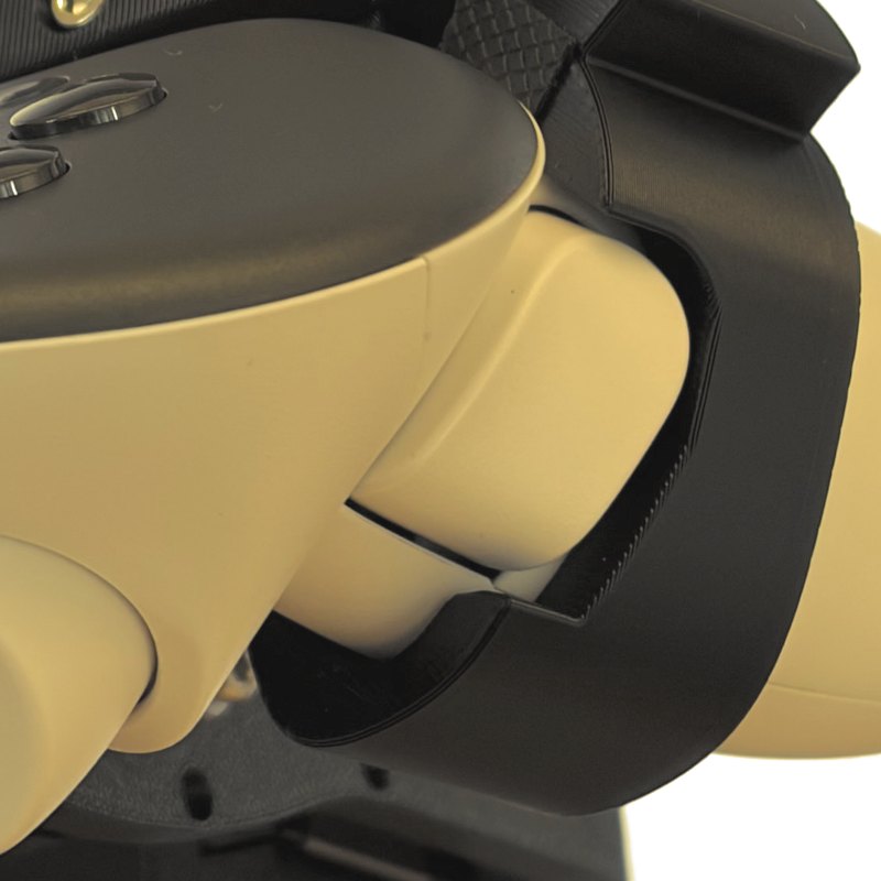 Photo of the real controller in the mount, view 1